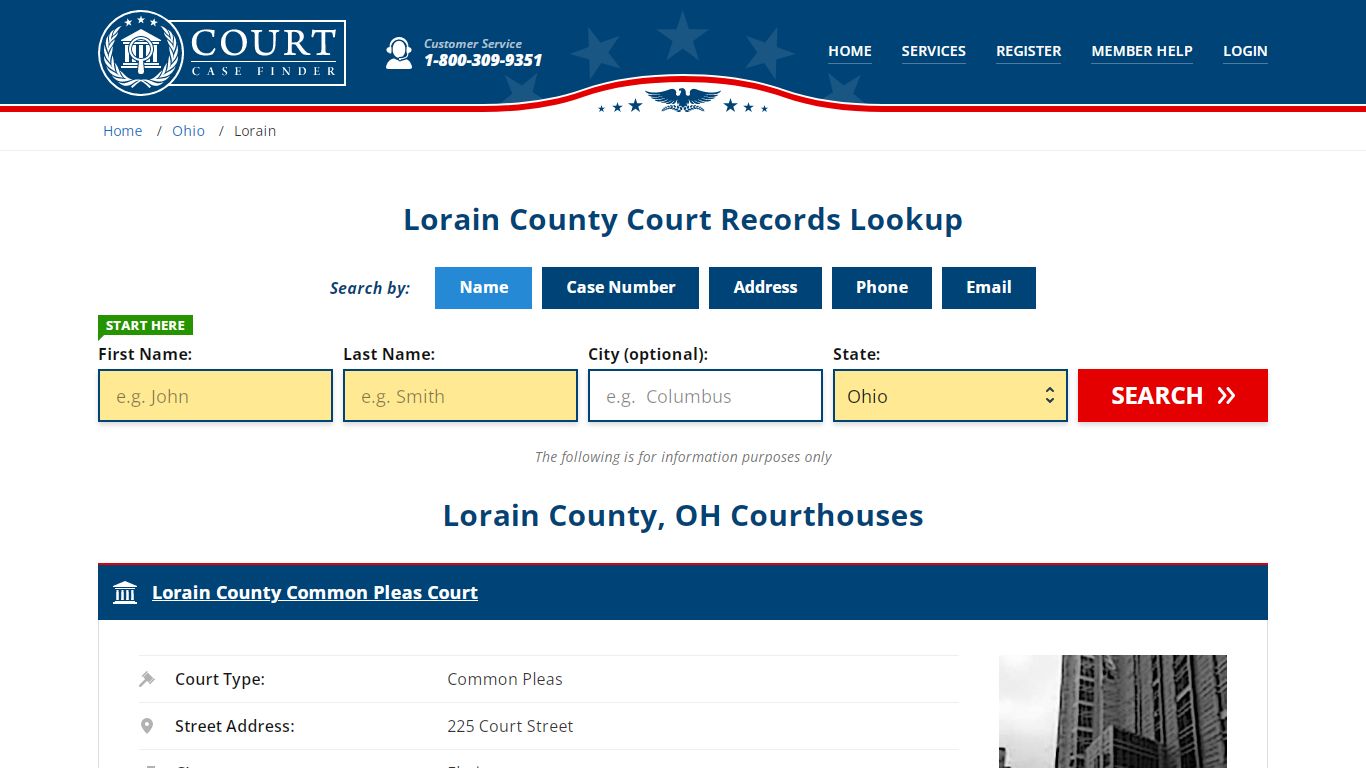 Lorain County Court Records | OH Case Lookup